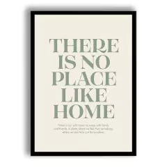 CUADRO THERE IS NO PLACE LIKE HOME