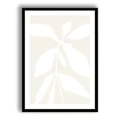 CUADRO WHITE BOTANICAL N° 1