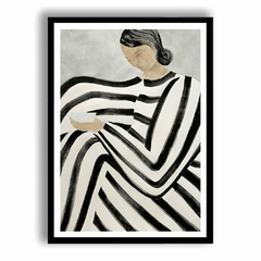 CUADRO WOMEN BLACK STRIPES