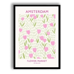 CUADRO AMSTERDAM FLOWER MARKET