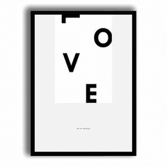 CUADRO LOVE DESARMADO