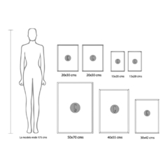 CUADRO YOGA LINEAL - comprar online