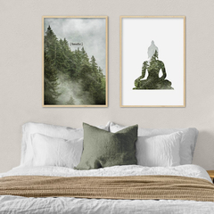 SET DE 2 CUADROS BUDA FOREST - comprar online