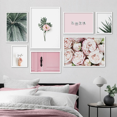 SET DE 7 CUADROS LOVE