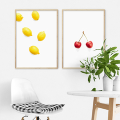 SET DE 2 CUADROS FRUTAS
