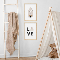 SET DE 2 CUADROS HOME LOVE