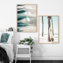 SET DE 2 CUADROS WAVES