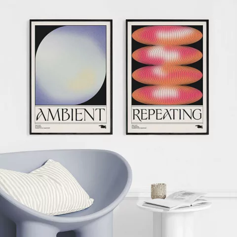 SET DE 2 CUADROS AMBIENT