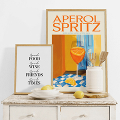SET DE 2 CUADROS APEROL