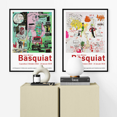 SET DE 2 CUADROS BASQUIAT