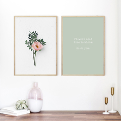 SET DE 2 CUADROS BLOOM