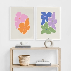 SET DE 2 CUADROS BOLD FLOWERS