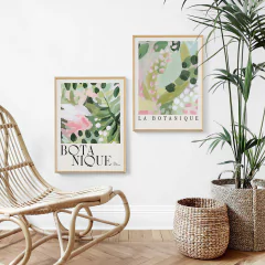 SET DE 2 CUADROS BOTANIQUE