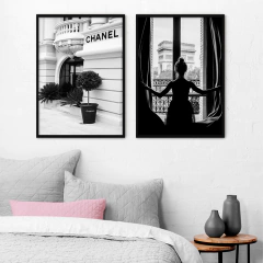 SET DE 2 CUADROS CHANEL