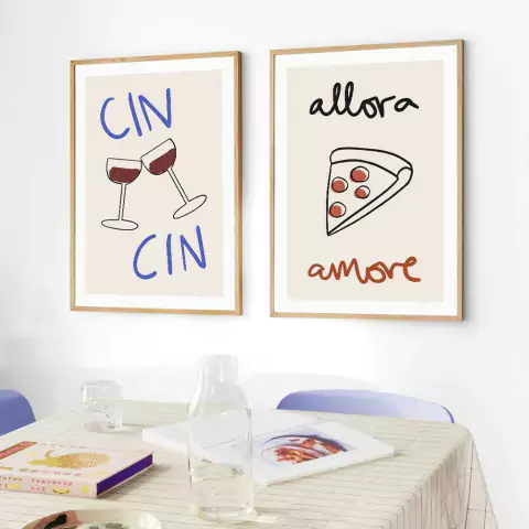 SET DE 2 CUADROS CIN CIN