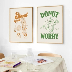SET DE 2 CUADROS DONUTS