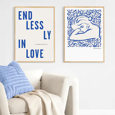 SET DE 2 CUADROS ENDLESSLY