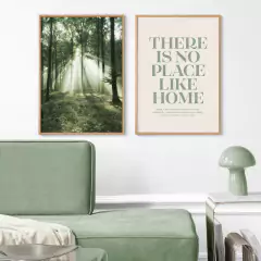 SET DE 2 CUADROS GREEN FOREST