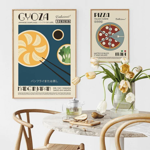 SET DE 2 CUADROS GYOZA - comprar online