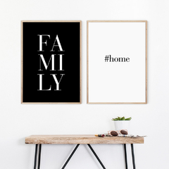 SET DE 2 CUADROS HOME