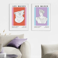 SET DE 2 CUADROS LES MUSES
