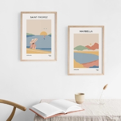 SET DE 2 CUADROS PLAYAS