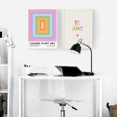 SET DE 2 CUADROS RAINBOW