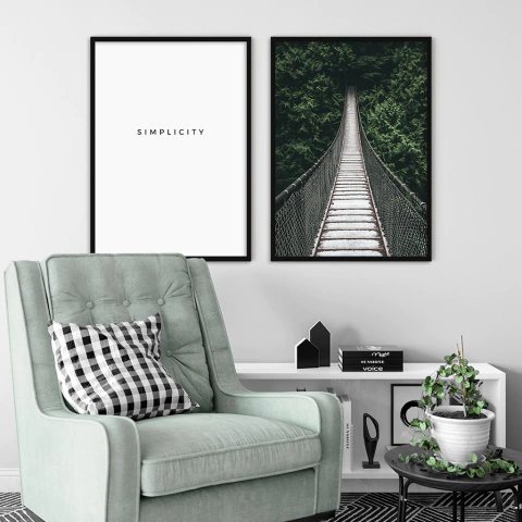 SET DE 2 CUADROS SIMPLICITY