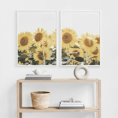 SET DE 2 CUADROS SUNFLOWERS