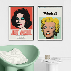 SET DE 2 CUADROS WARHOL