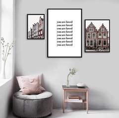 SET DE 3 CUADROS AMSTERDAM