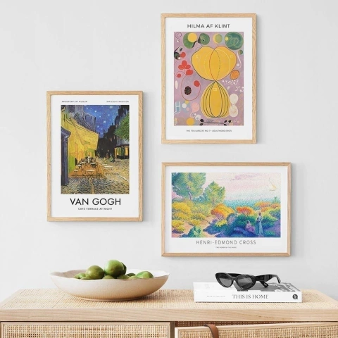 SET DE 3 CUADROS ARTE