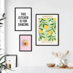 SET DE 3 CUADROS AVOCADO