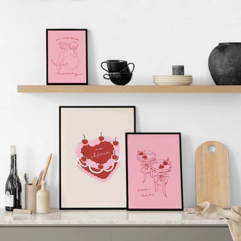 SET DE 3 CUADROS CAKE - comprar online