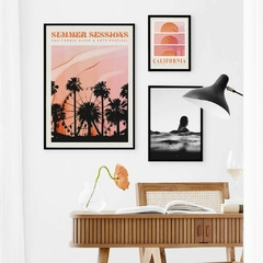 SET DE 3 CUADROS CALIFORNIA