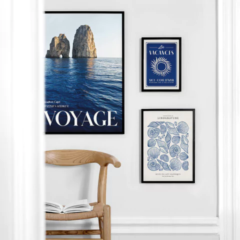 SET DE 3 CUADROS CAPRI