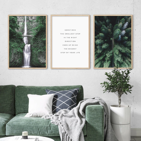 SET DE 3 CUADROS CASCADA