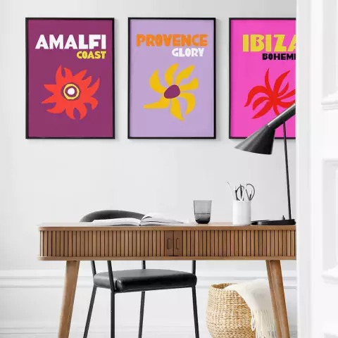 SET DE 3 CUADROS COAST