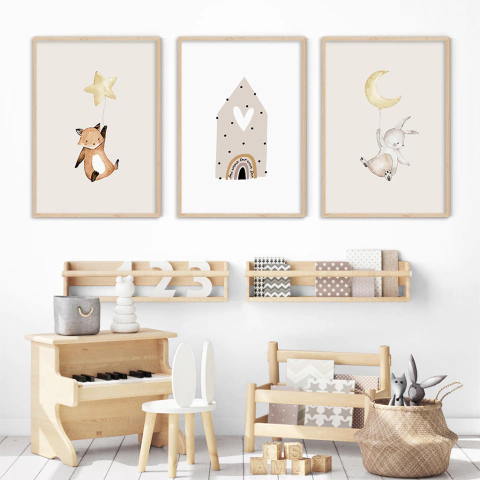 SET DE 3 CUADROS FLY