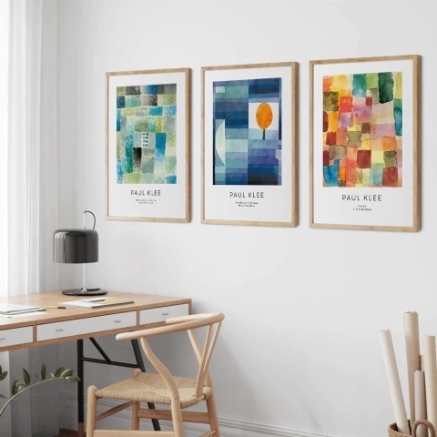 SET DE 3 CUADROS KLEE