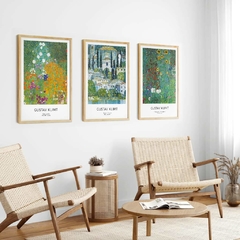 SET DE 3 CUADROS KLIMT