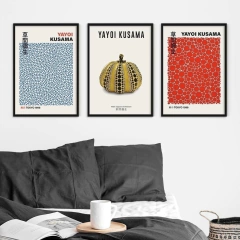 SET DE 3 CUADROS KUSAMA