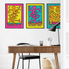 SET DE 3 CUADROS MONTREUX 83