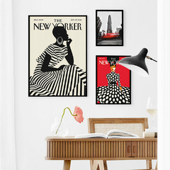 SET DE 3 CUADROS NEW YORKER