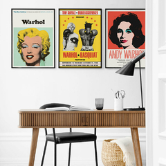 SET DE 3 CUADROS POPART
