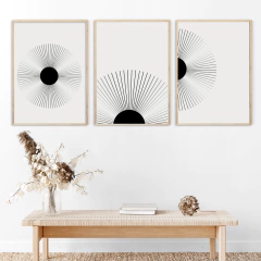 SET DE 3 CUADROS SOLES