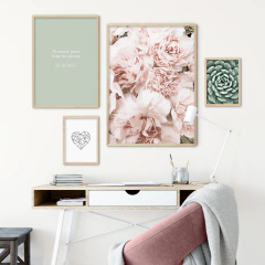 SET DE 4 CUADROS BLOOM