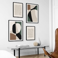 SET DE 4 CUADROS BOLD SHAPES