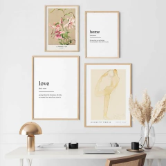 SET DE 4 CUADROS DANCER