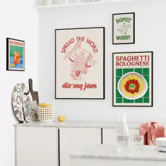 SET DE 4 CUADROS JAM